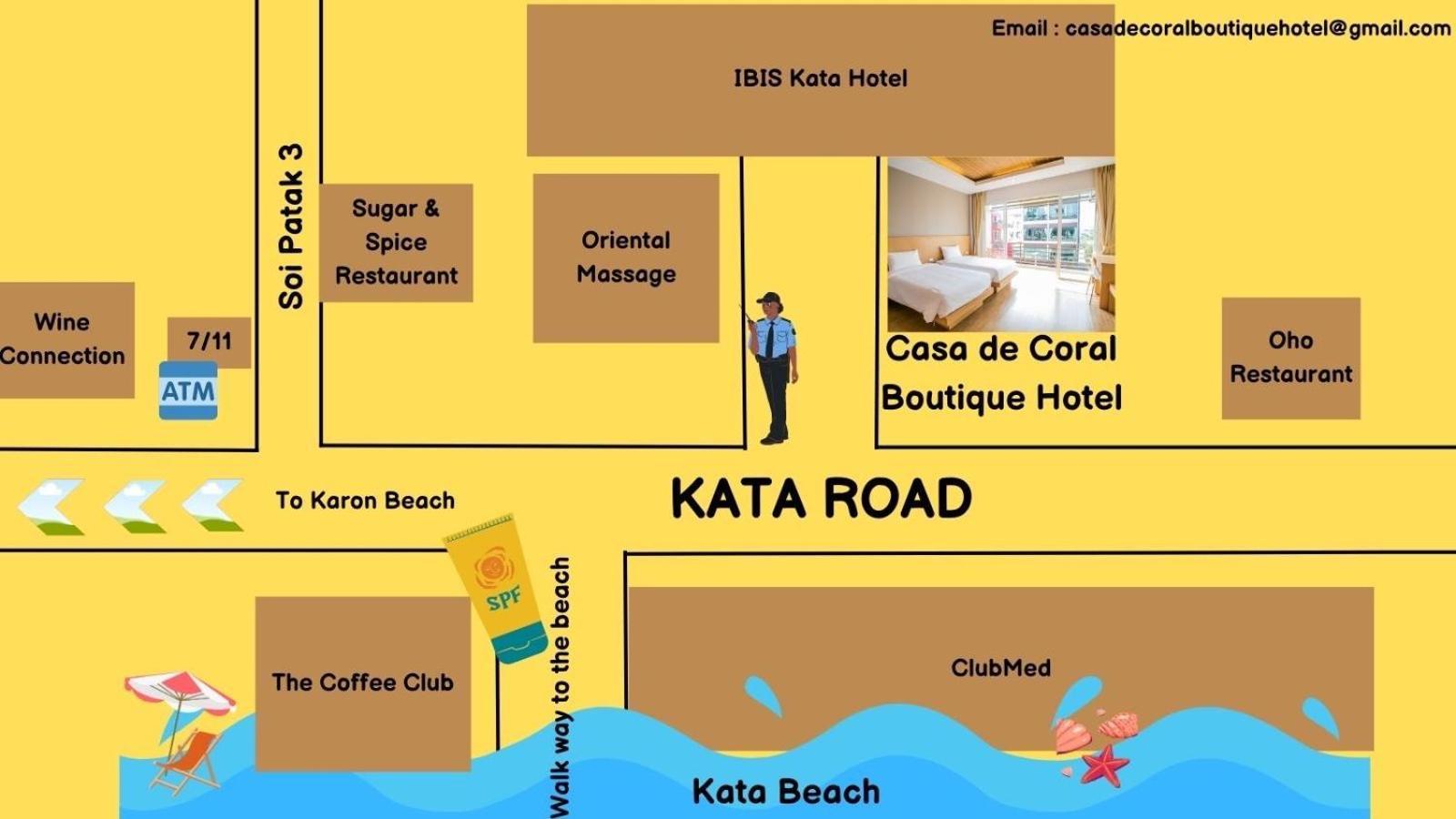 Casa De Coral Boutique Hotel Παραλία Κάτα Εξωτερικό φωτογραφία
